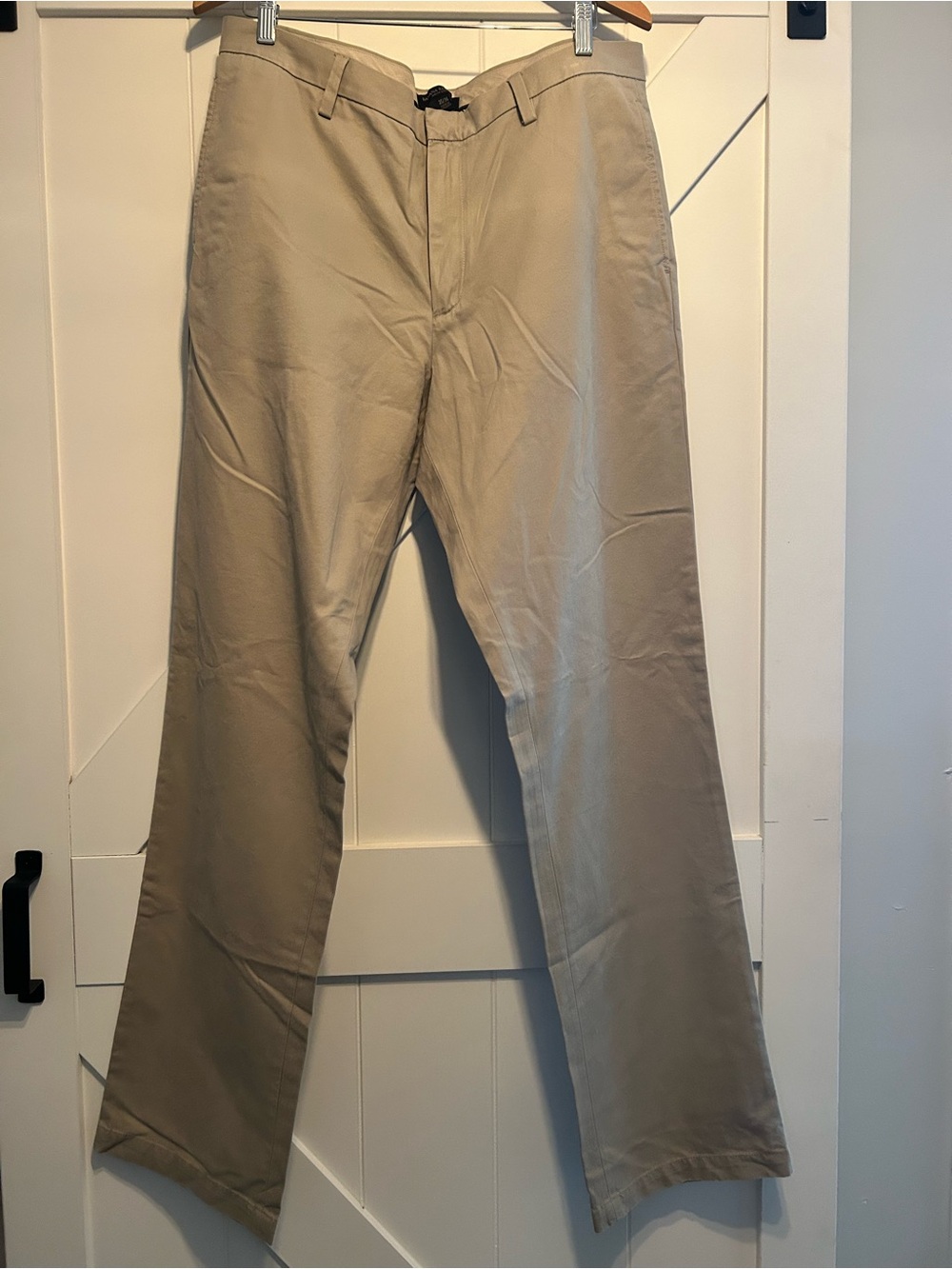 Banana Republic Gavin Chino Men's Flat Front Khaki Pants Casual Size 36x35